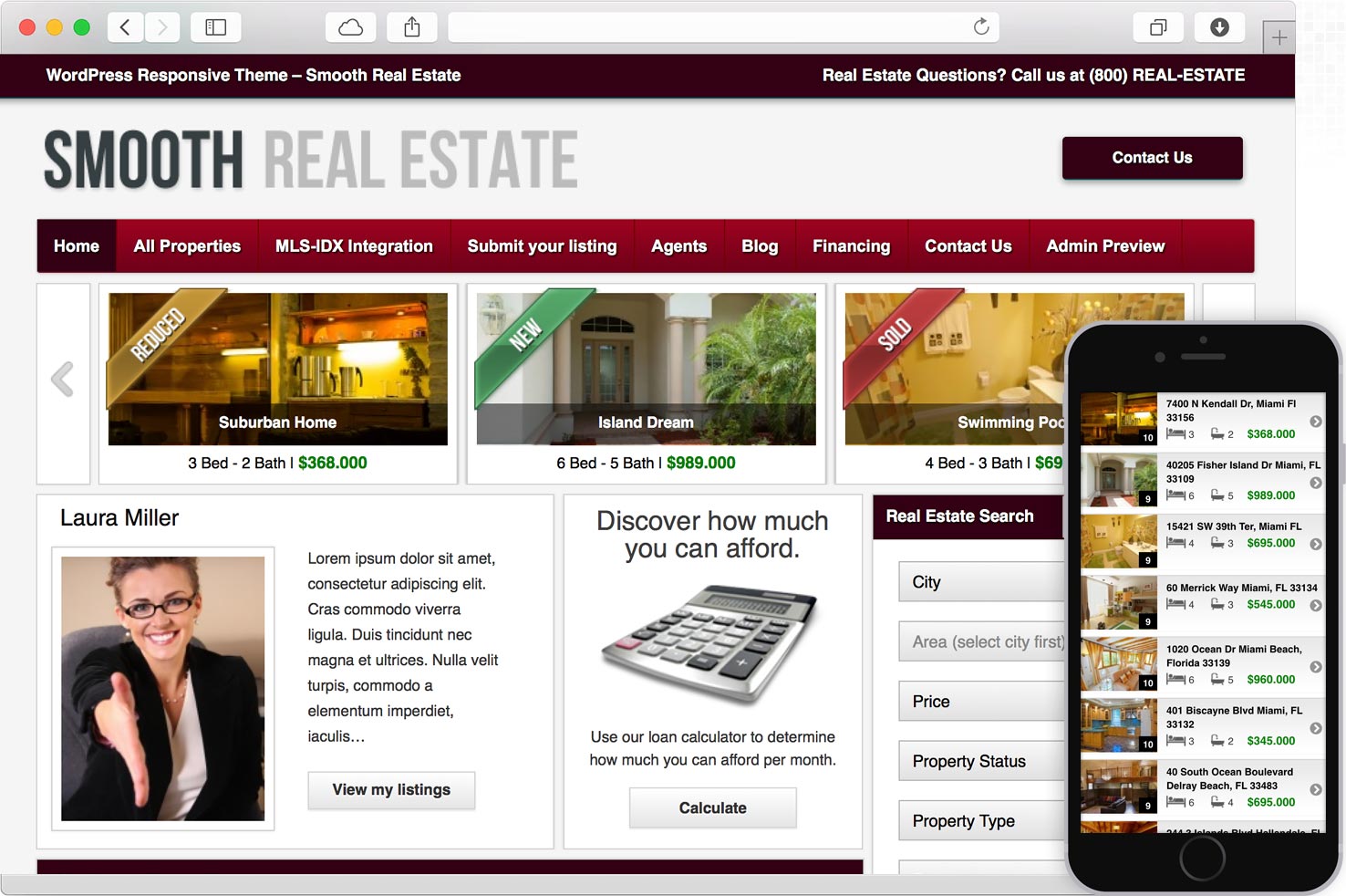 WordPress Real Estate Theme