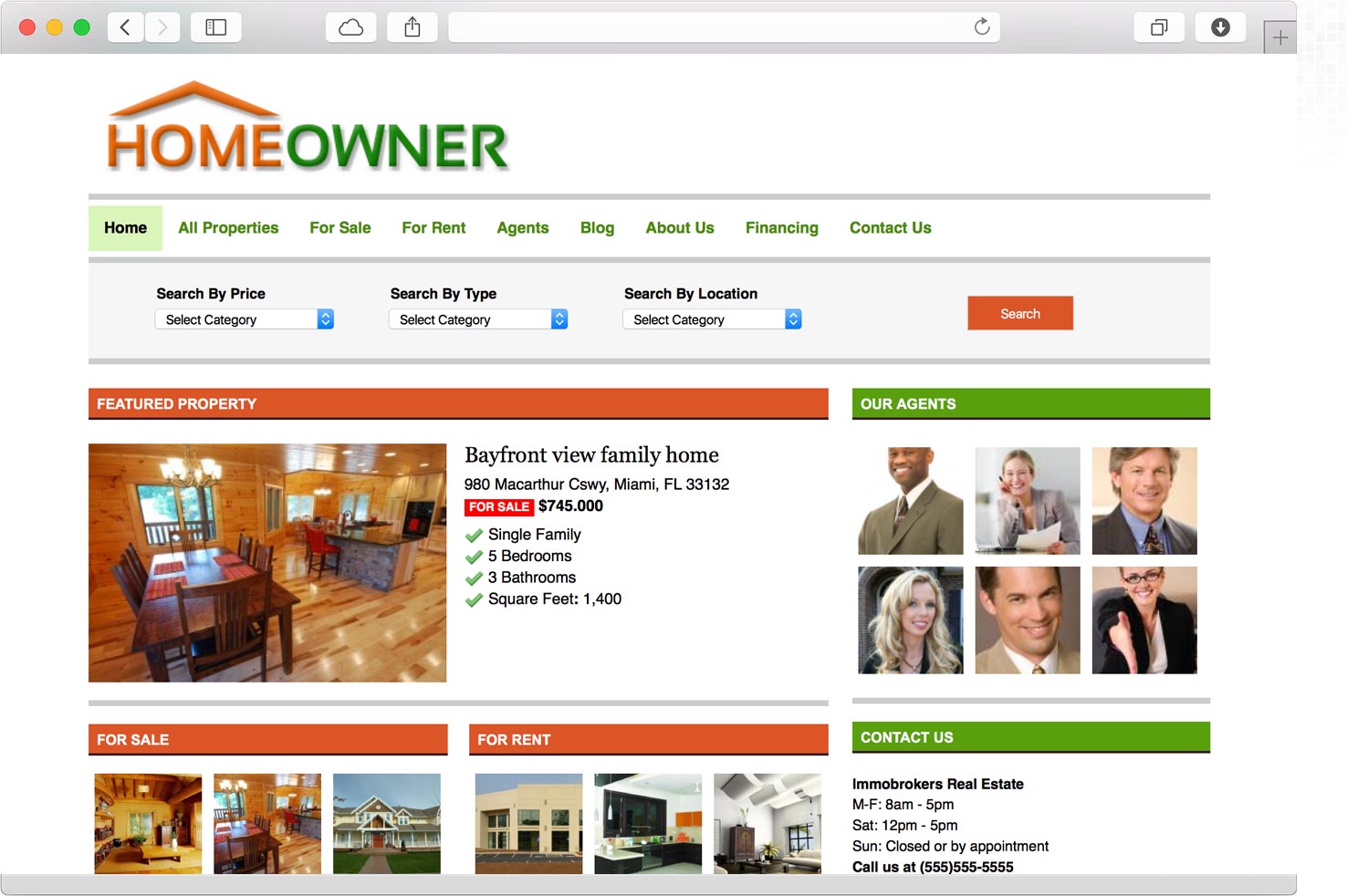 WordPress Real Estate Theme