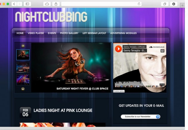 WordPress Nightclub Theme