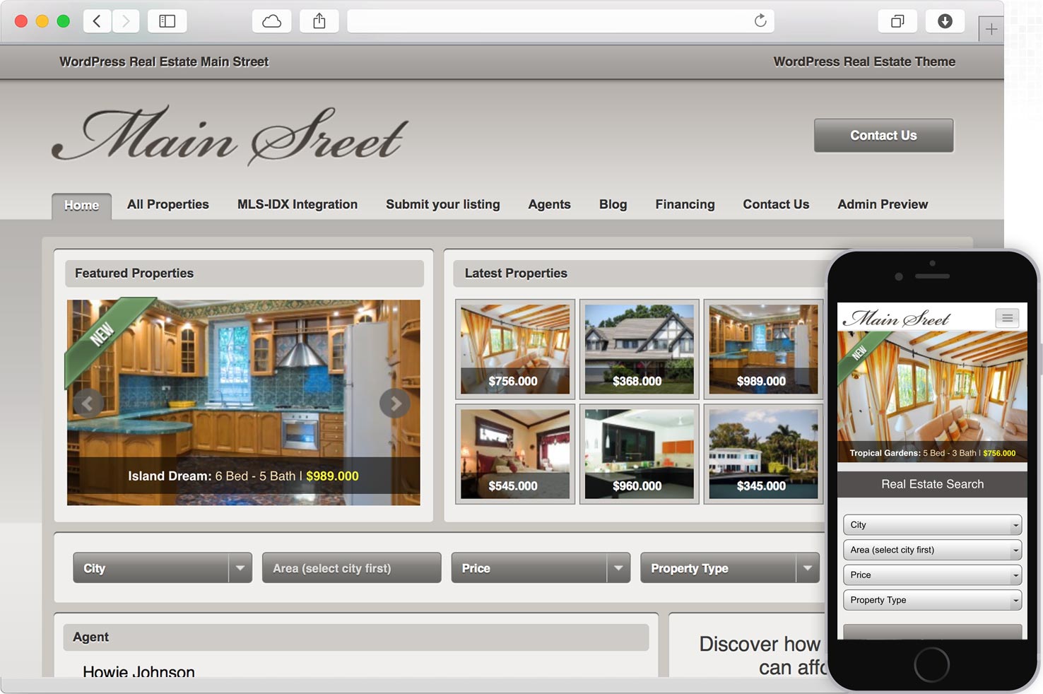 WordPress Real Estate Theme