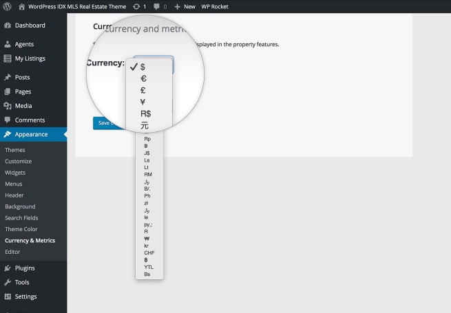 Currency & Metrics