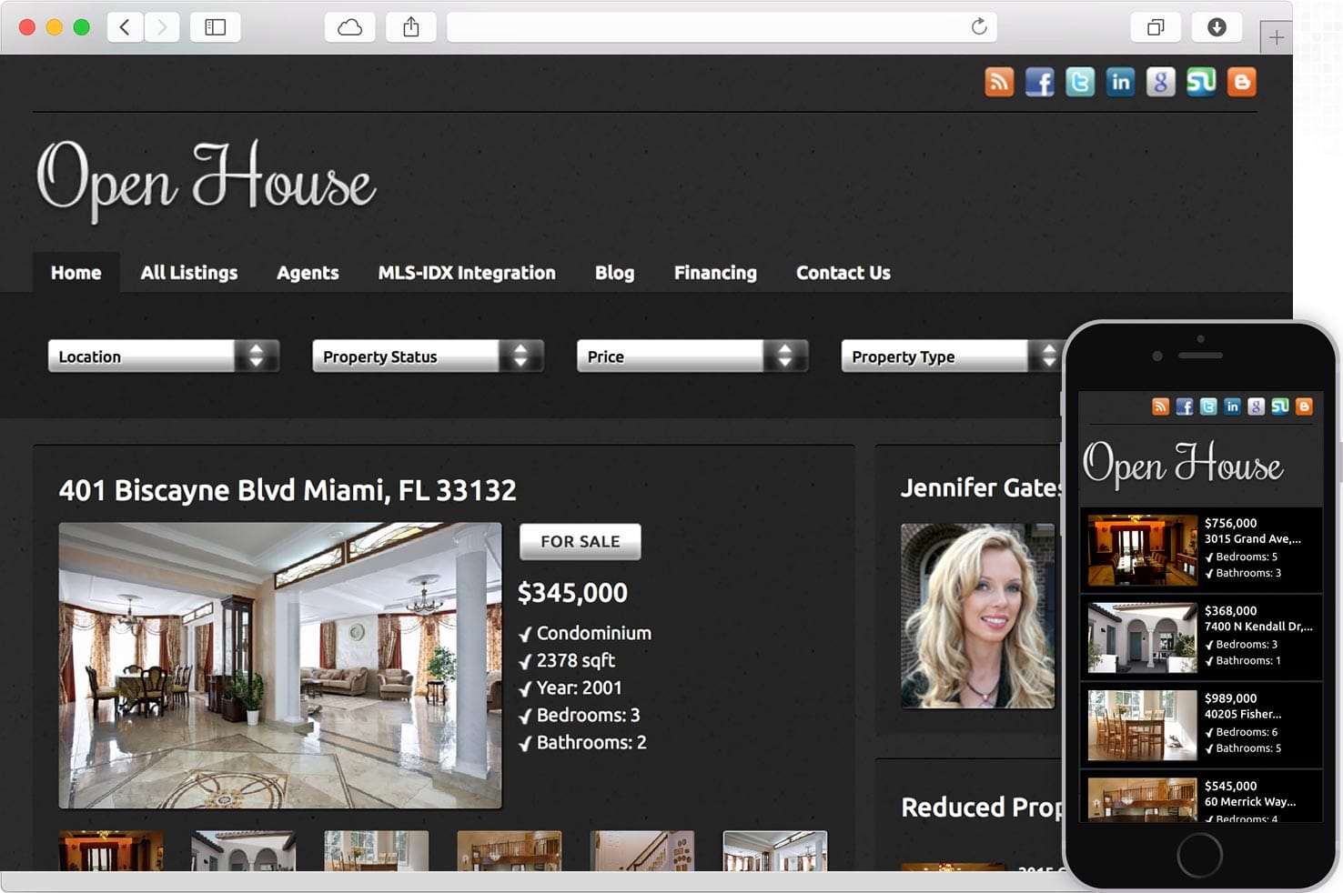 WordPress Real Estate Theme