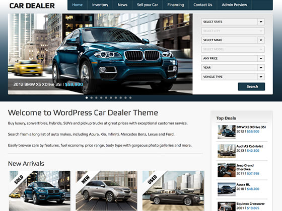 wordpress car dealer