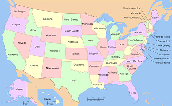 US Cities and States XML Free download