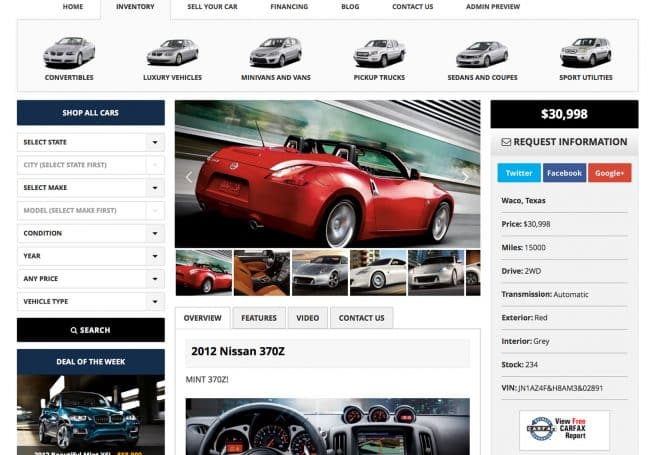 city select car dealership
