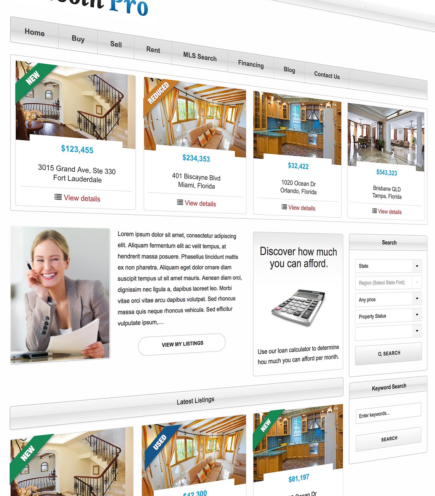 WordPress Real Estate Theme