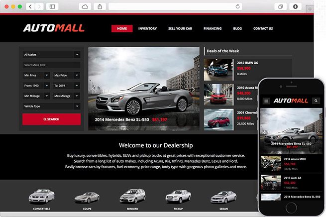 WordPress Car Dealership Theme