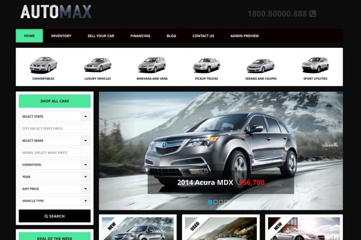 WordPress Automax Customizer