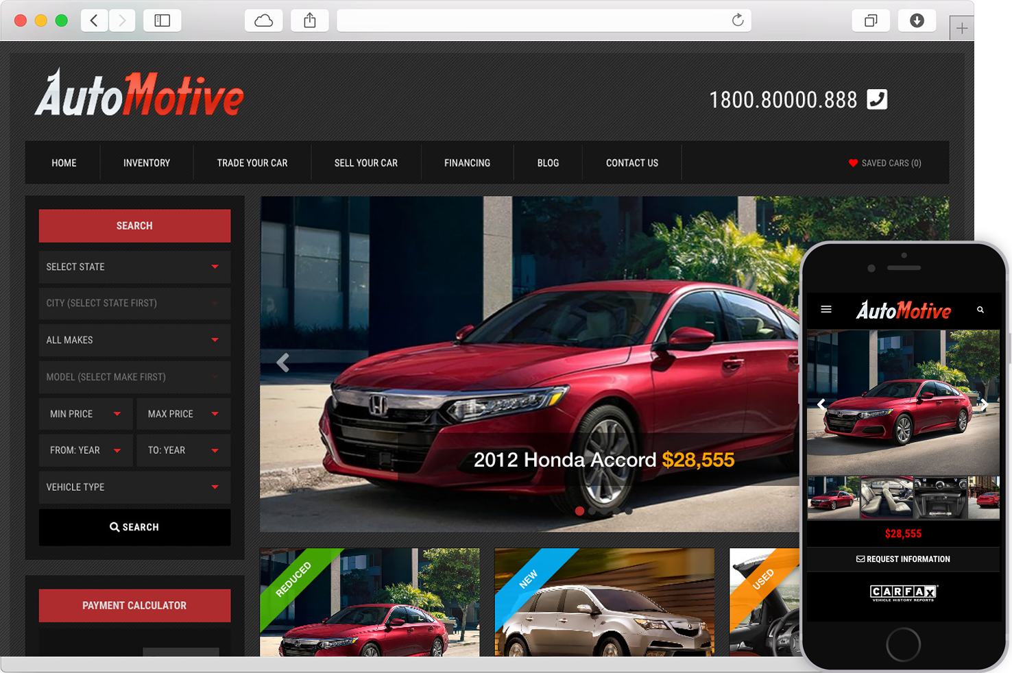 WordPress Car Dealer Automotive Theme